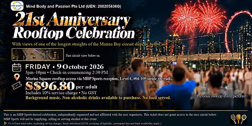 MBP Sports 21st Anniversary Rooftop Celebration \u2014 Friday