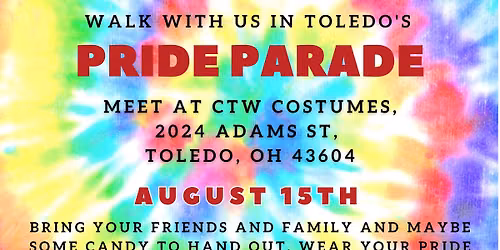 Walk with CTW in the Toledo Pride Parade