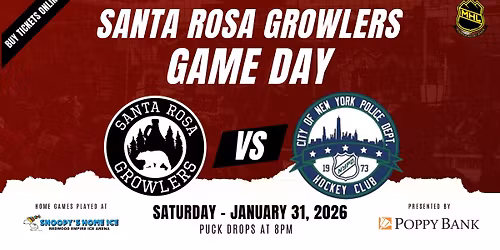 Santa Rosa NorCal Hockey - Growlers vs NYPD Hockey 
