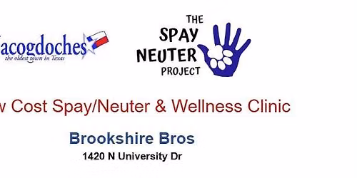 The Spay Neuter Project (Dehart Vet Services) *NACOGDOCHES TX*