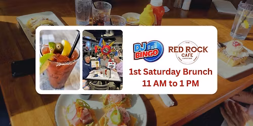 Red Rock Cafe 1st Saturday Brunch Bingo Game with DJ Trivia!
