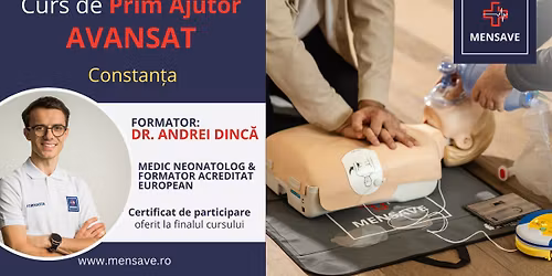 Curs de prim ajutor AVANSAT la Constan\u021ba cu MENSAVE