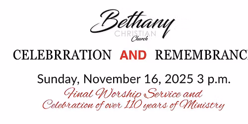 Celebration and Remembrance Worship Service