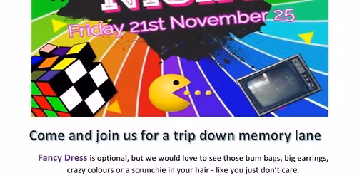 80's Fundraiser Night