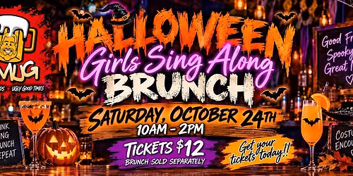 Halloween Themed Girls Sing Along Brunch