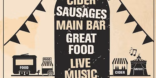 The TR5's at Cider & Sausage Festival, Farnham