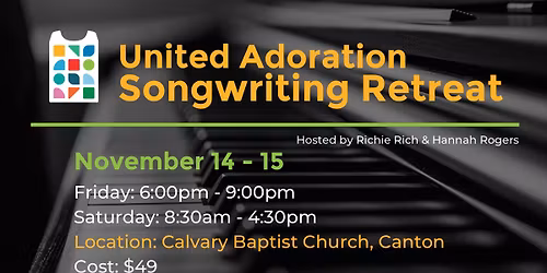 Songwriting Retreat (Canton, MI)