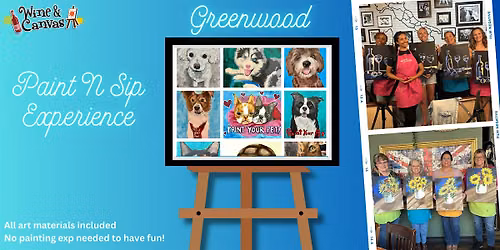 Greenwood Paint Party \u2013 Paint your Pet