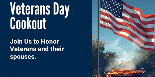 Veterans Day Cookout!