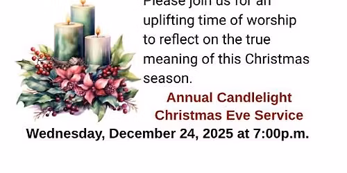 Christmas Eve Candlelight Service