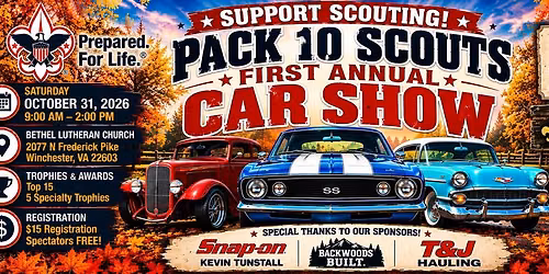 First annual pack 10 carshow