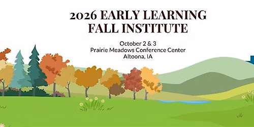 Early Learning Fall Institute 2026 Vendor Registration