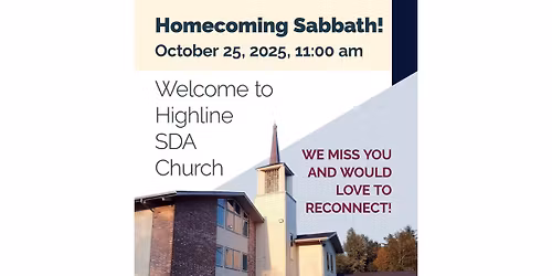 Homecoming Sabbath!