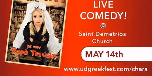Comedy Night with Chara Tsioli \ud83c\udf89\ud83c\udfad