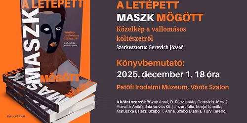 \ud83d\udcda K\u00f6nyvbemutat\u00f3: A let\u00e9pett maszk m\u00f6g\u00f6tt \u2013 K\u00f6zelk\u00e9p a vallom\u00e1sos k\u00f6lt\u00e9szetr\u0151l