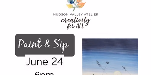 Paint and Sip at the Atelier 