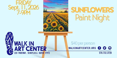 Sunflowers Paint Night