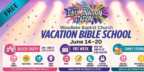 Vacation Bible School (PK\u20136th Grade)