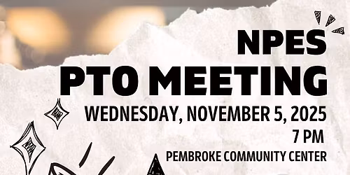 NPES PTO Meeting 