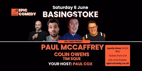 Paul McCaffrey comes to Basingstoke