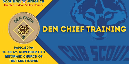 Den Chief Training - Tarrytown 