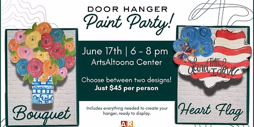 Door Hanger Paint Party