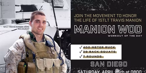 TMF Manion WOD, San Diego