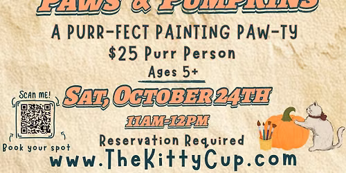 Paws & Pumpkins AGES 5+