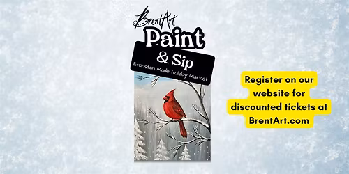 Paint & Sip at the Evanston Made Holiday Market