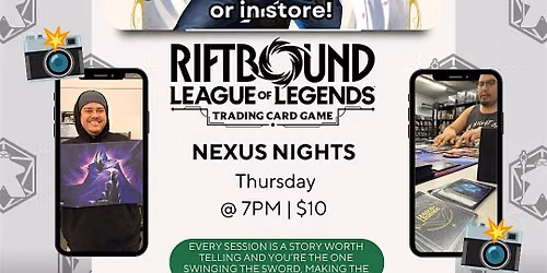 Riftbound League of Legends TCG Weekly Event