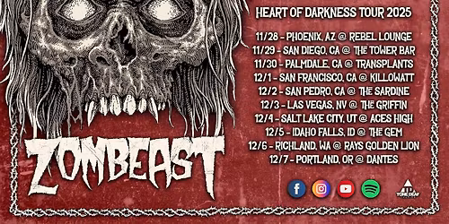 Zombeast @ The Sardine - San Pedro, CA