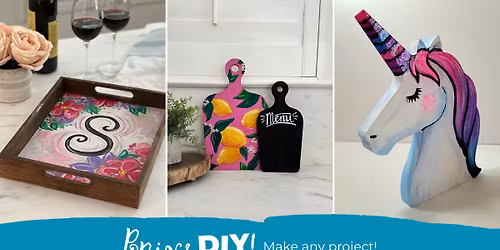 POP IN AND PAINT - CHOOSE CANVAS OR WOOD PRODUCT!