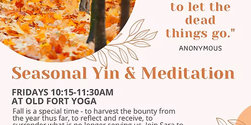 Seasonal Yin + Meditation 