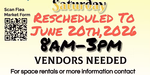 FLEA MARKET presented by: Agape Apostolic Church