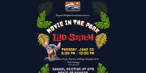 2026 Movie in The Park & Annual Meeting