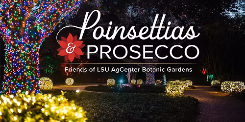 Poinsettias & Prosecco | A Special Preview Evening of Louisiana Lights