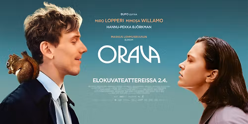 Orava | Tampereen tekij\u00e4vierailun\u00e4yt\u00f6s