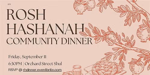 Rosh Hashana Community Dinner 2026