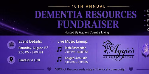 10th Annual Dementia Resources Fundraiser