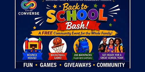 Converse Parks and Recreation - Back to School Bash!