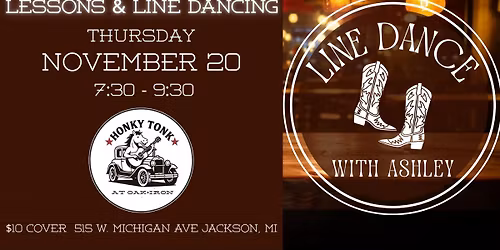 Lessons + Line Dancing at Oak + Iron!