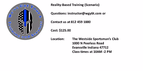 Reality Based Training