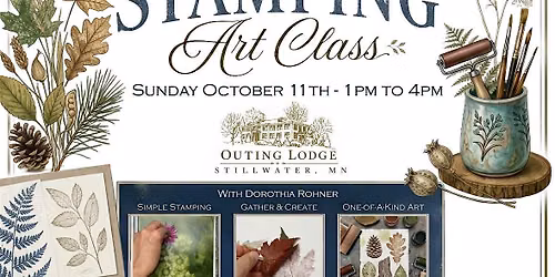 Nature Stamping Art Class