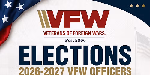 April VFW Post 5066 Membership Meeting