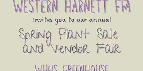 Plant Sale and Vendor Fair