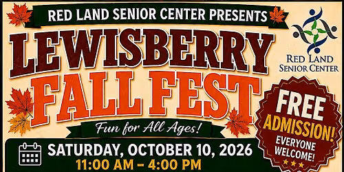 Lewisberry Fall Fest at Red Land Senior Center