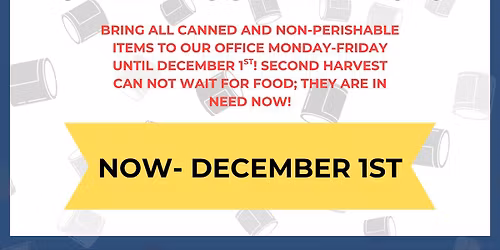 2025 Community Involvement Committee Canned Food Drive