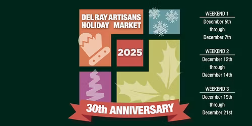 30th Annual Holiday Market at Del Ray Artisans