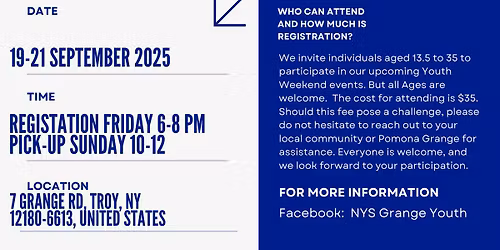 2025 Fall youth Weekend