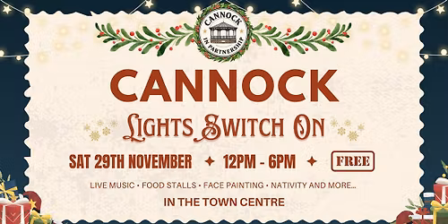 Cannock Christmas: Lights Switch On
